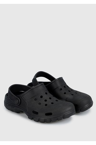 Provoq Black Beach Slippers for Women