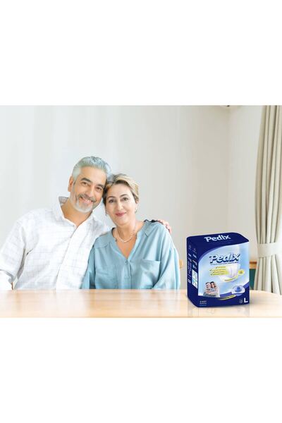 PEDİX Pedix Anatomical Patient Diapers Large Size (L) 8 Pieces (Belbantless)