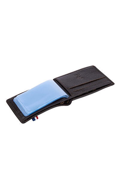 U.S. Polo Assn. ΒΑΣΗ. Polo Assn. 7614 Γνήσιο Δερμάτινο Ανδρικό Πορτοφόλι Θήκη ΚΑΦΕ