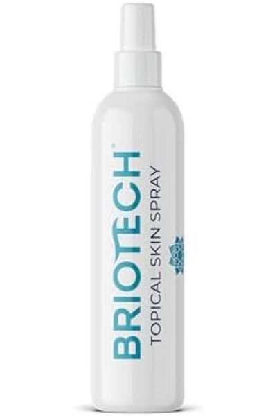 BRIO BRIOTECH Topical Skin Spray, Hypochlorous Acid Spray for Body & Face, Eyelid Cleanser, HOCl, 4oz