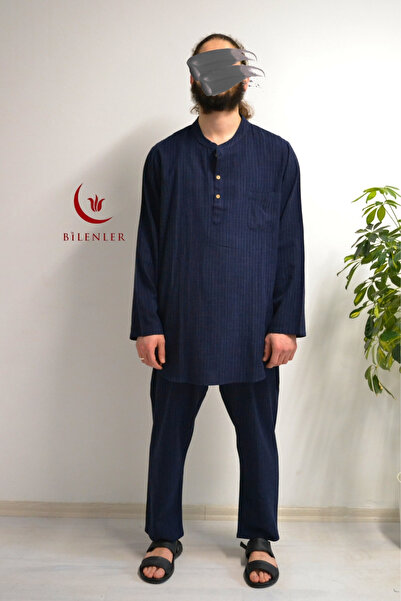 Bilenler Afghan Model Cotton Linen Men's Suit Comfortable Fit