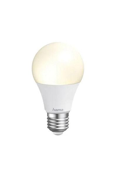 Hama Bec LED Smart Hama 176584, Control Vocal/Aplicatie, E27, 10W, Clasa G (Alb)