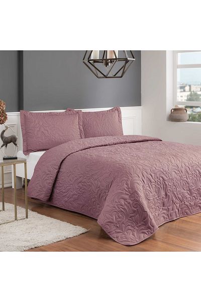 Taç Gala Single Bedspread Set Pink