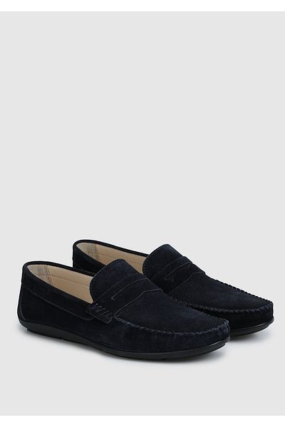 Provoq Δερμάτινα Ανδρικά Παπούτσια - Navy Blue