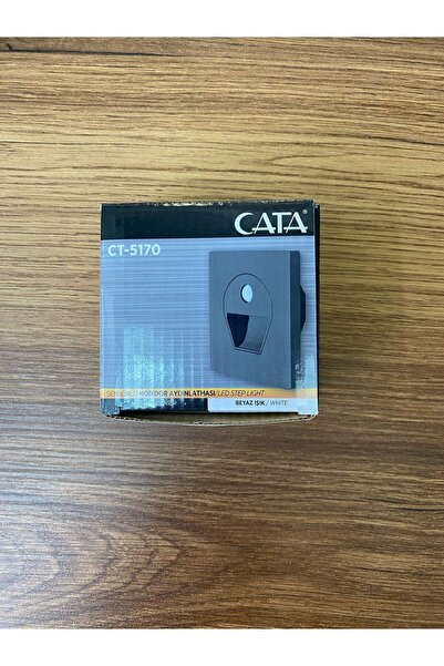 Cata Sensörlü Koridor Aydınlatması CT-5170 Siyah Kasa