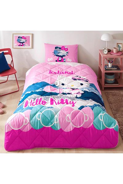 Taç Licensed Hello Kitty Iceland Single Duvet Set