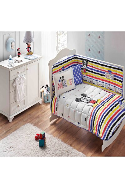Taç Disney Mickey Sketc Pamuk Lisanslı Uyku Seti
