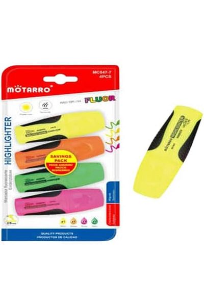 MOTARRO Highlighters – Soft Color Highlighter Pens, Smooth Writing & Smudge-free, Ideal For Study