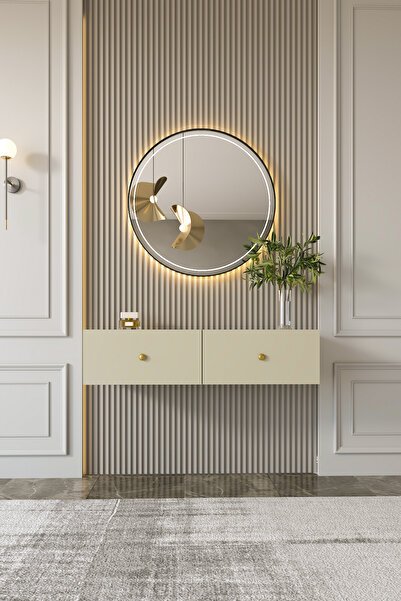 Givayo Mobilya Veta Dresuar Kumtaşı Gold