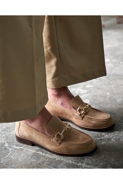 PELİN'İN AYAKKABILARI PRESCO BAL SÜET MAKOSEN