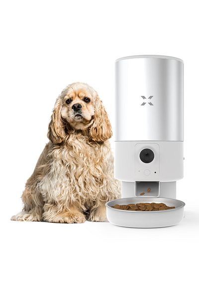 Xenon Smart Programmable Smart Steel Food Container and Water Dispenser Set, Control Via Mobile App