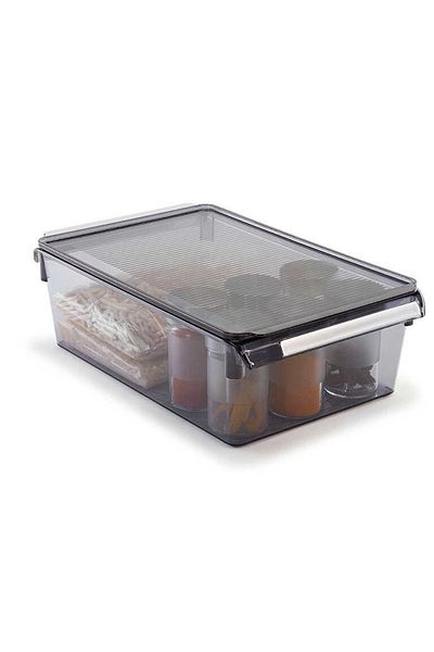 Prima Nova Refrigerator Organizer Cabinet Organizer Shelf 310*180*150 mm Transparent Black