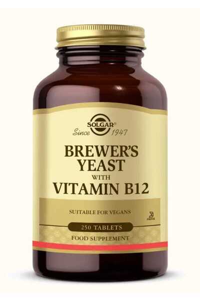 Solgar Brewer's Yeast With Vitamin B12 250 Tablet