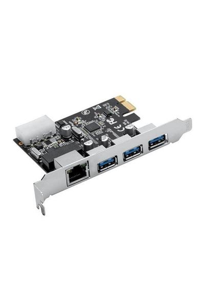 Orico Adaptor Orico PNU-3A1R, PCI-Express - 3 x USB 3.0/LAN