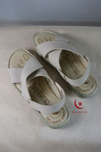 Bilenler Men's Cross Model Soft Sole Sandals & Slippers Suitable for Hajj, Umrah and Daily Use