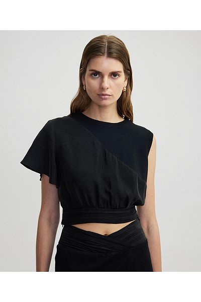 İpekyol Asymmetric sleeve blouse