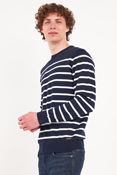 Timeout Men's sweater with striped pattern