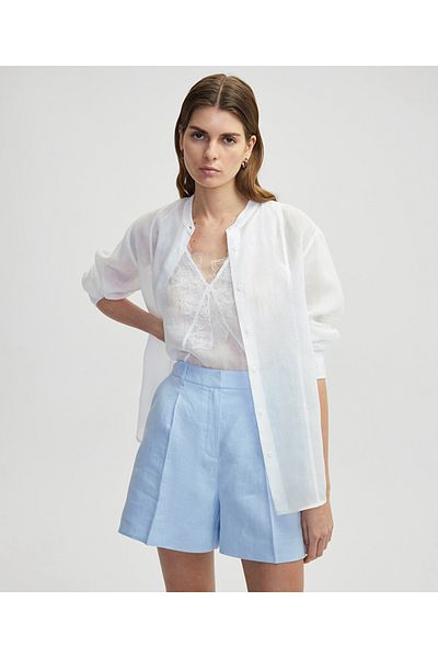 İpekyol Double Track Look Linen Shirt