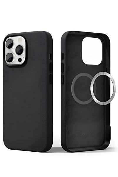 HYPERSOFT Iphone 11 (6.1 inç) Uyumlu Animasyon Destekli İçi Kadife Lux Deri M...