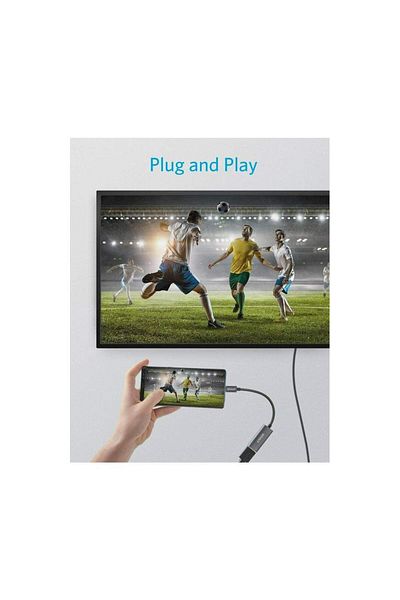 Anker Adaptor Anker PowerExpand+, USB-C - HDMI, 4K (Negru)