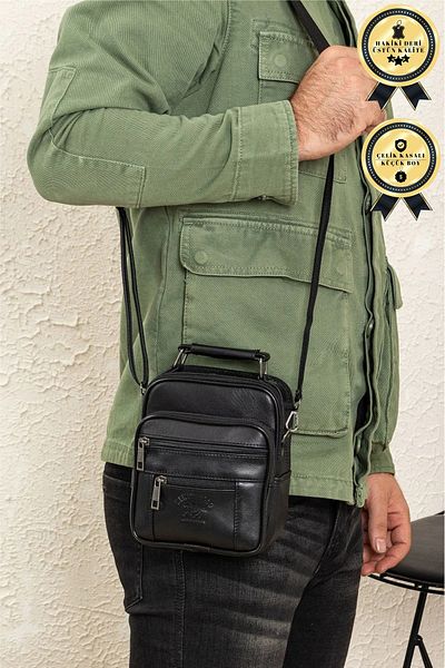 Newish Polo Alva Club Genuine Leather Men's Handbag (small)