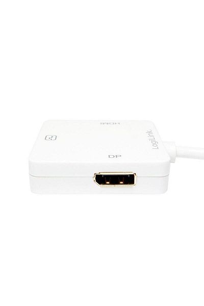 LogiLink Cablu adaptor Mini DisplayPort (T) - HDMI+DVI+DisplayPort (M), LogiLink CV0045A