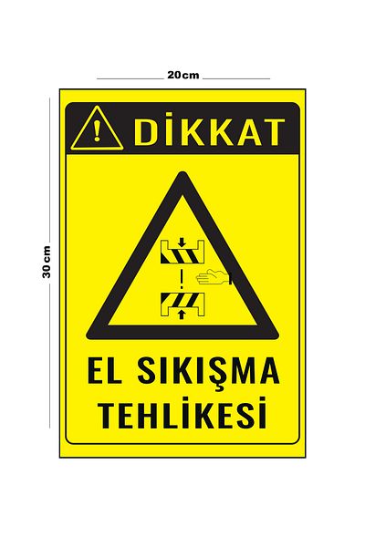 Lucena Metal Handshake Hazard 20cm X 30cm A4 Size Warning Sign Diversion Sign