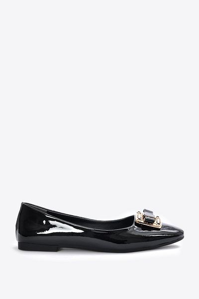Vizon Ayakkabı Women's Black Ballerina Vzn25Y-012 Modeling Shoes