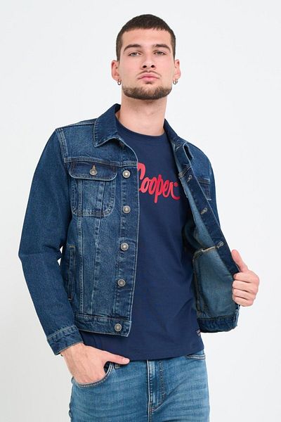 Lee Cooper Jacheta barbat din denim cu buzunare