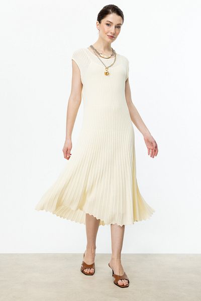 On Fashion Φόρεμα Midi μήκους δέκα πλεκτό ύφασμα-53402