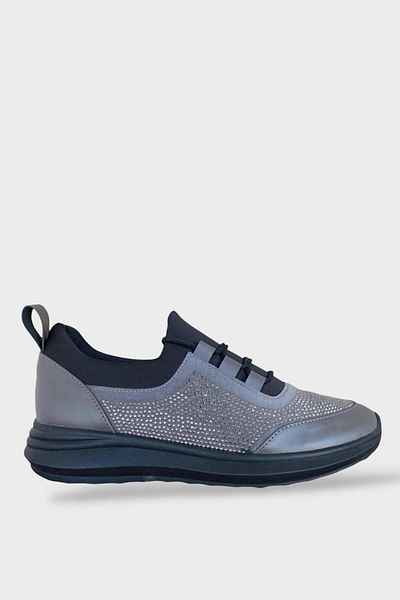 Liger Pantofi sport casual damă cu pietre afumate
