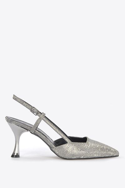 Vizon Ayakkabı Women's Platinum Classic Heeled Shoes Vzn25Y-004