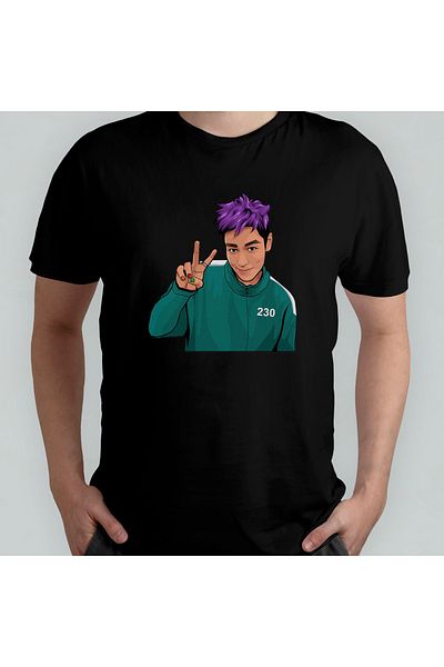 Pixxa Thanos Unisex 100% Cotton Crew Neck T-Shirt Μοντέλο 5