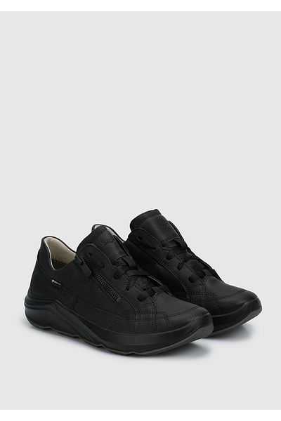 Legero Black Leather Women's Outdoor Shoes