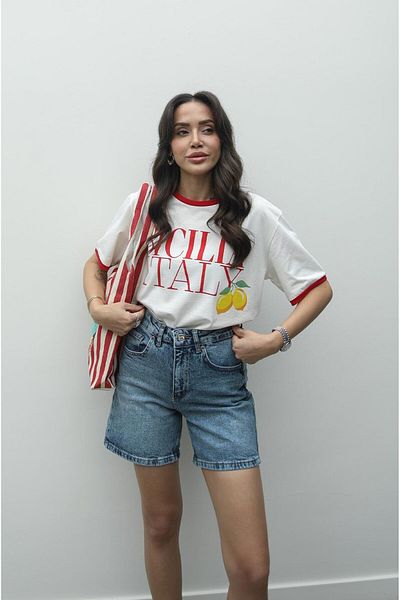 Havoş Sicilia Italy Printed T-Shirt