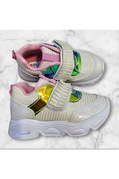 Akm Life Children's Lighted Comfortable Fit Light Sole Sports Shoes