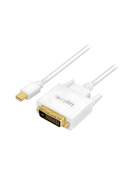 LogiLink Cablu LOGILINK CV0137, Mini-DisplayPort - DVI-D DL, 1.8m, conectori ...