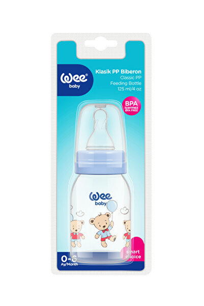 Wee Baby Klasik Pp Biberon 125 ml - Mavi