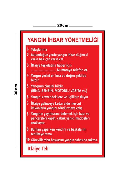 Lucena Metal Fire Notice Management 20cm X 30cm A4 Size Warning Sign Directional Sign