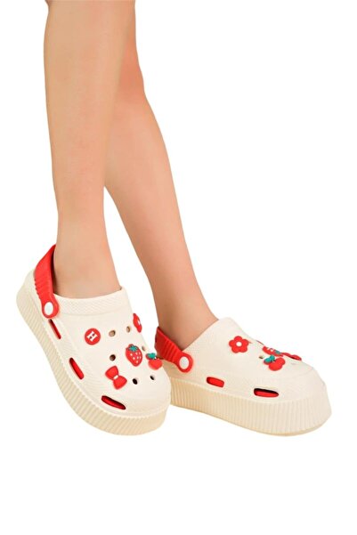 Liger High Comfort Sole Women's Sandals CREAM-RED