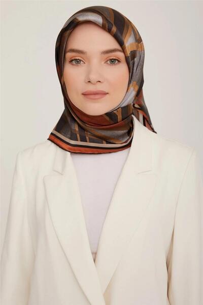 Armine Nostalji Serisi Sura İpek Eşarp 8843-06