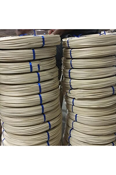 Mady Aksesuar Rattan Core Doğal Yuvarlak Bambu Çubuk 2.5 Mm 100 gr Dekoratif Örgü Rattan Ip