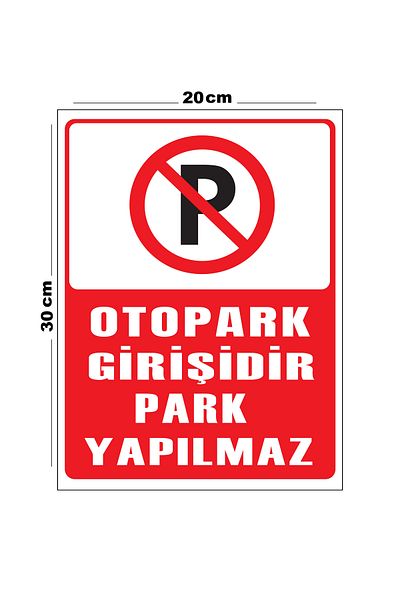 Lucena Metal Parking Entrance No Parking 20cm X 30cm A4 Size Warning Sign Directional Sign