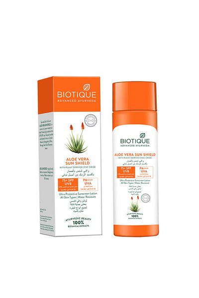 Biotique ALOE VERA SUN SHIELD 75+ SPF 190ML