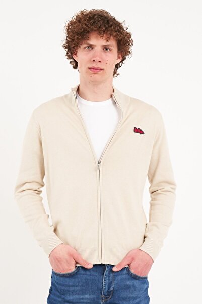 Lee Cooper Pulover barbat cu fermoar si logo
