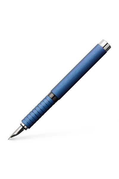 Faber Castell Fountain Pen Essentio Aluminium Blue F Faber-Castell