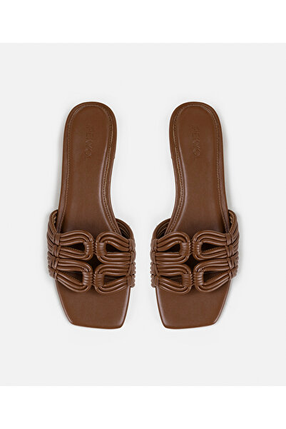 İpekyol Spiral Band Slippers