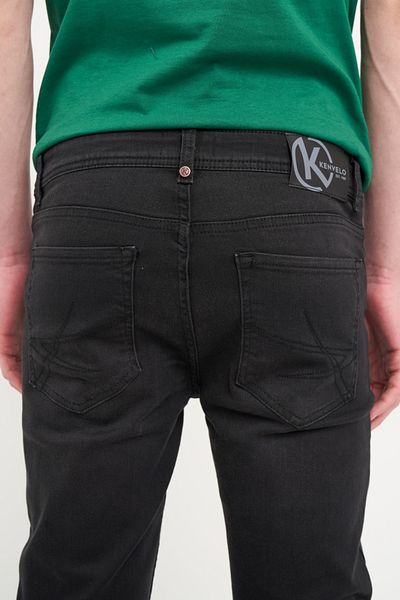 Kenvelo Blugi barbat slim de culoare inchisa