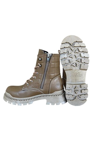 Liger Γυναικείες Μπότες με φερμουάρ ΚΑΦΕ