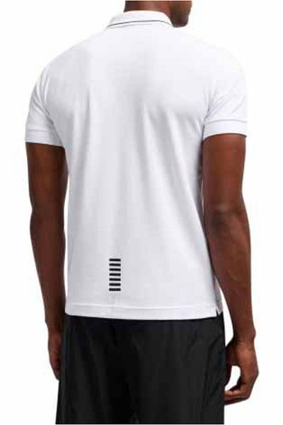 EA7 Ανδρικό T-Shirt Polo Neck Ea7 - Λευκό